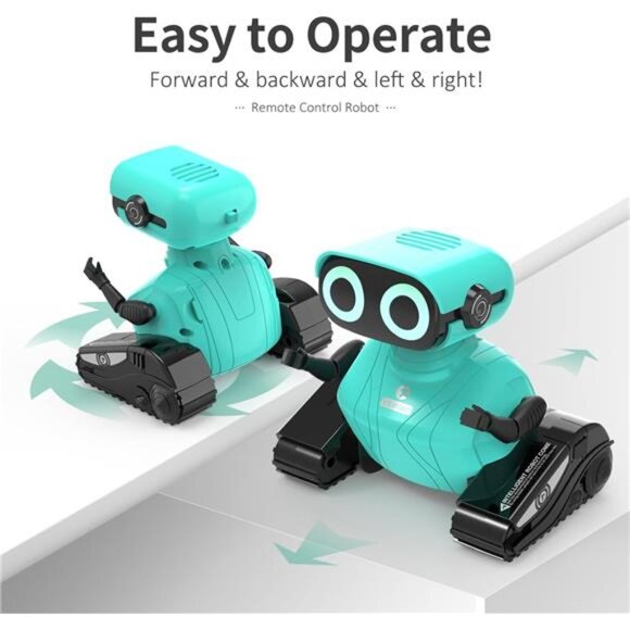 Robot Toys, Remote Control Robot Toy, RC Robots for Kids with LED Eyes, Flexible - Picture 4 of 7